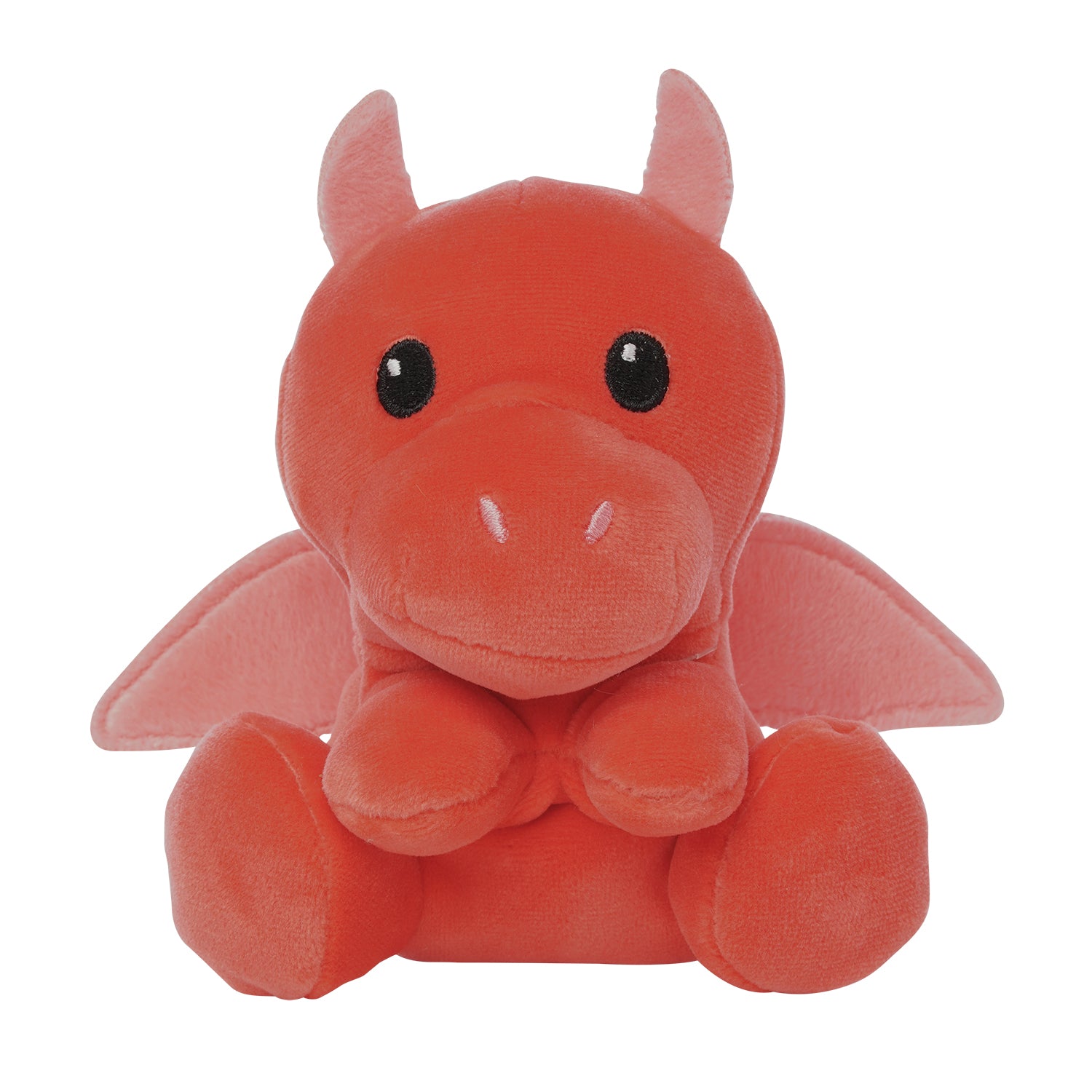 red baby dragon plush