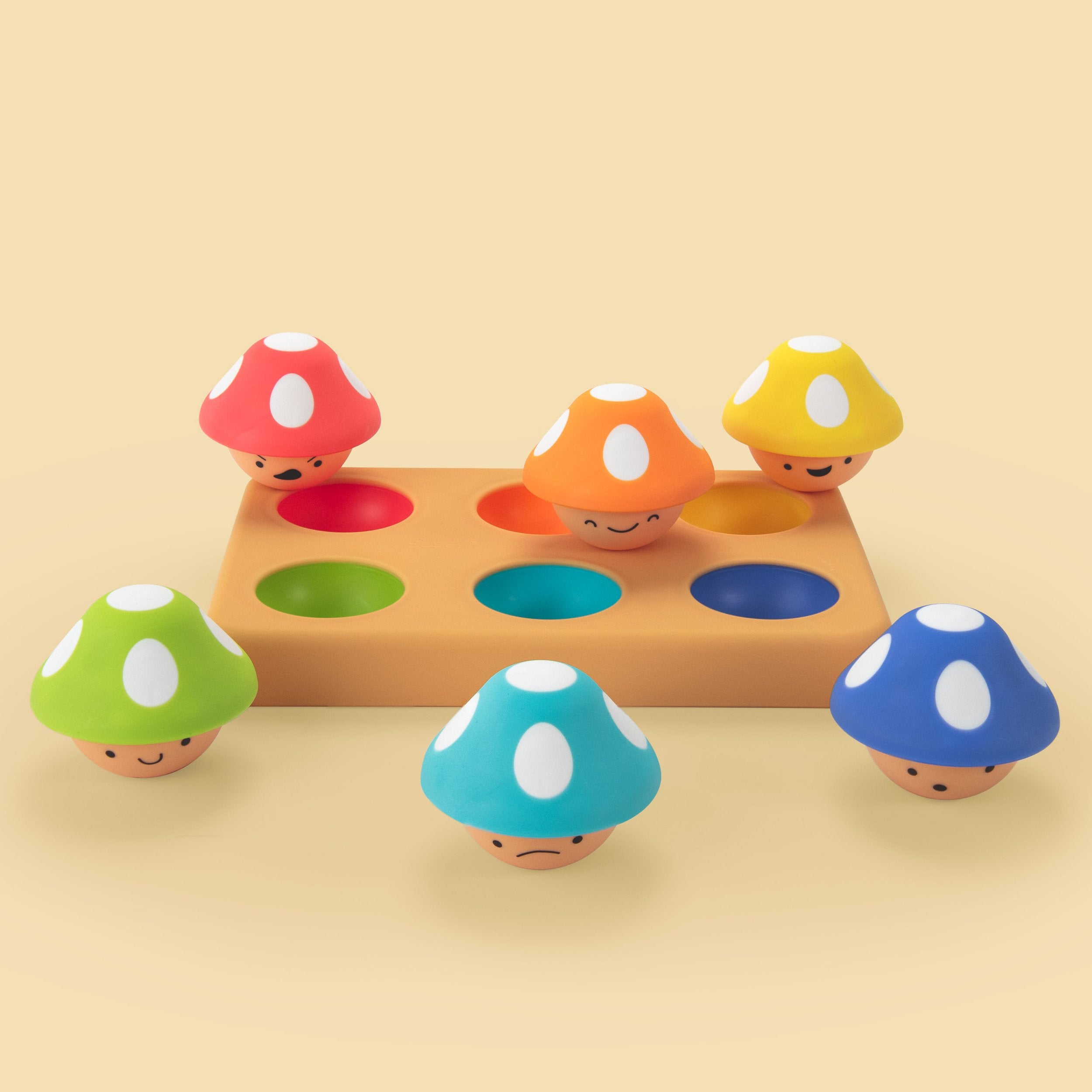 Sassy Moody Matching Mushrooms – Manhattan Toy