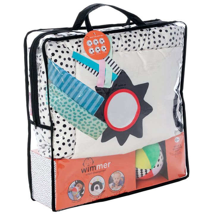 Wimmer Seek & Explore Mat soft baby play mat in vinyl bag