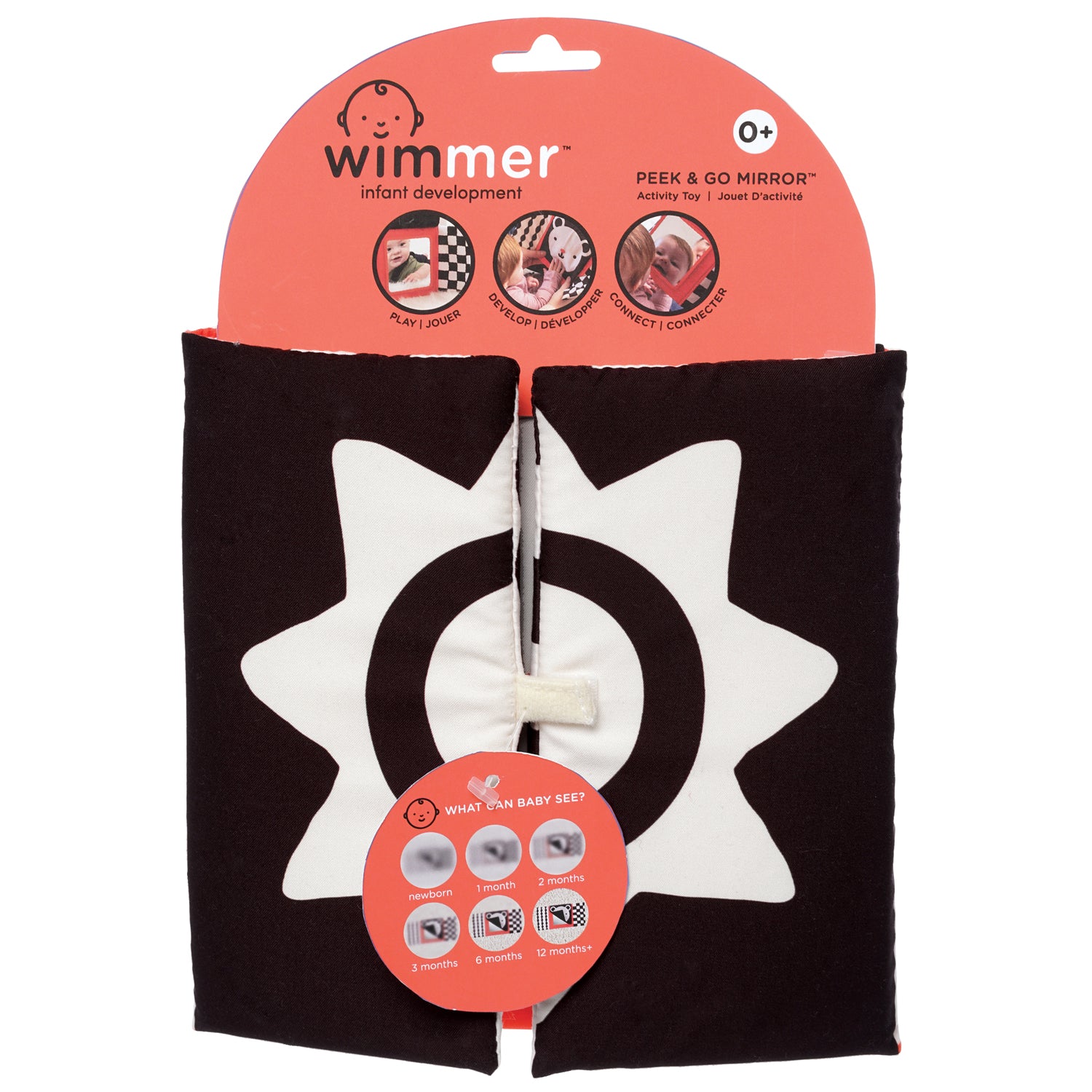 Wimmer Peek & Go Mirror soft foldable mirror toy