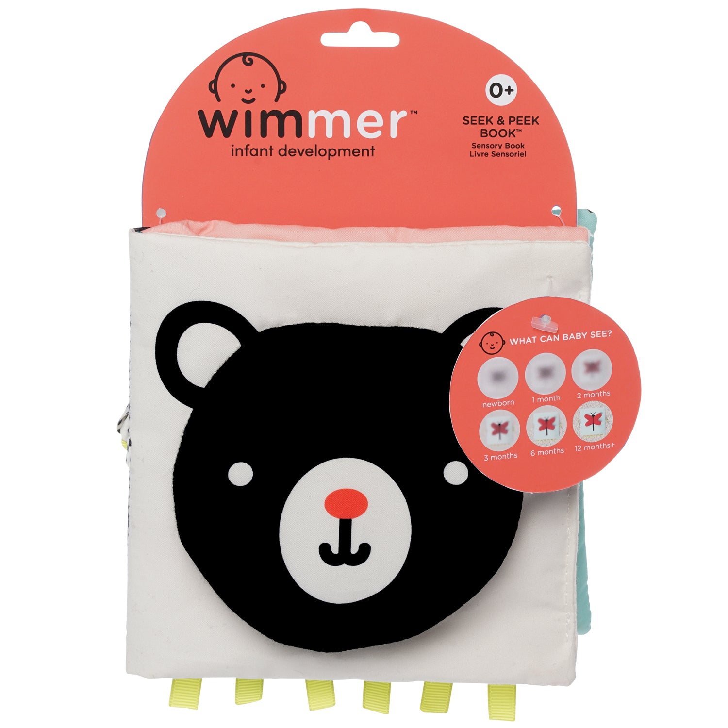 Wimmer Seek & Peek Book sensory mini pat mat