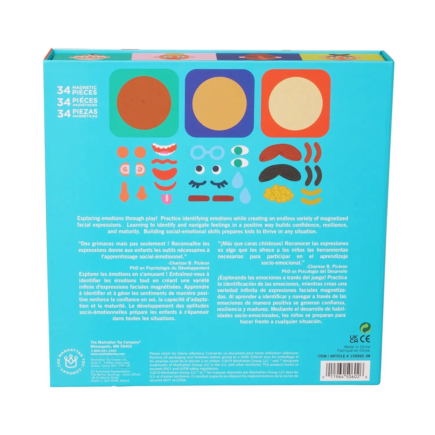 Making Faces Magnetic Set - Toddler Toys - Manhattan Toy