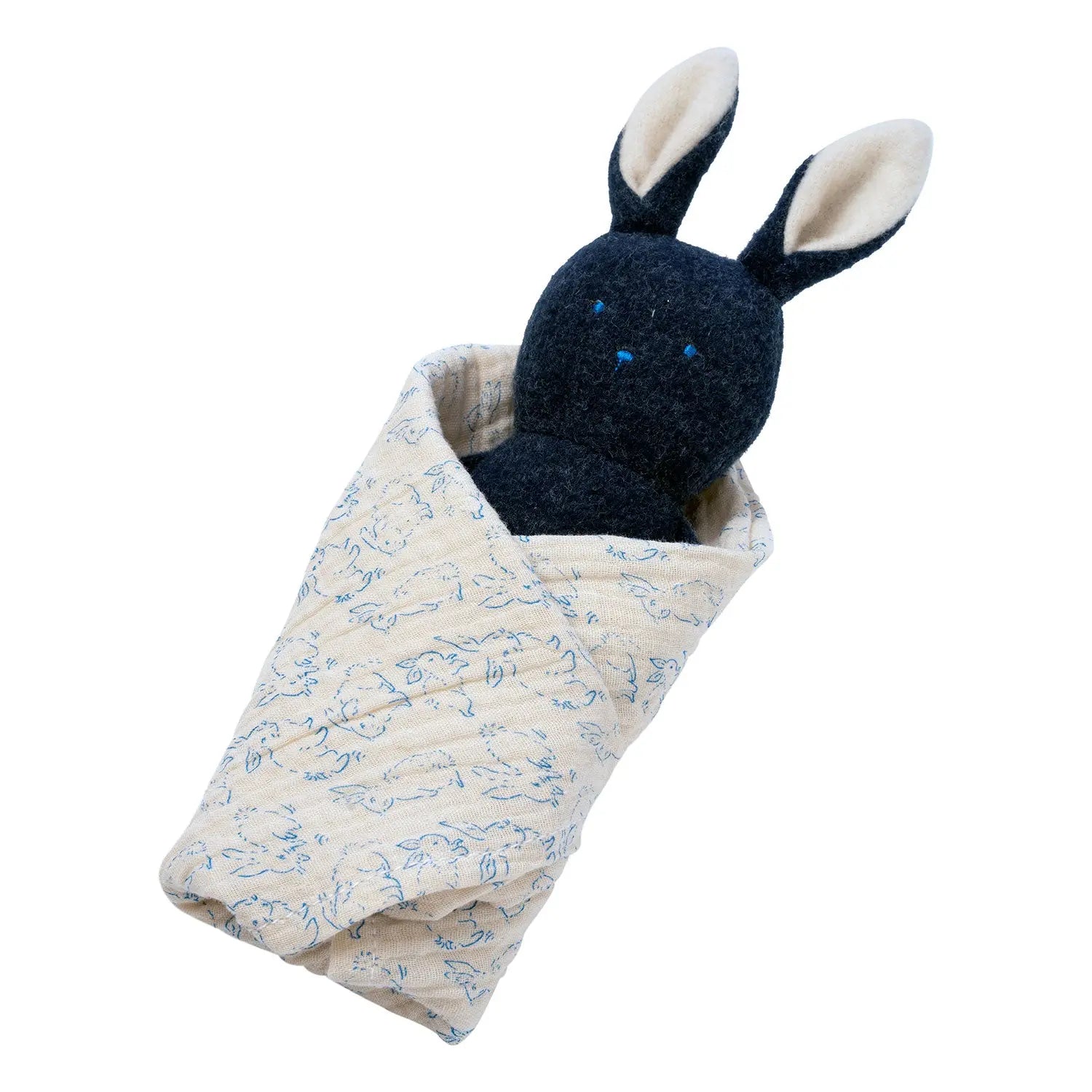 Bunny Rattle + Burp Cloth - Baby Toys - Manhattan Toy