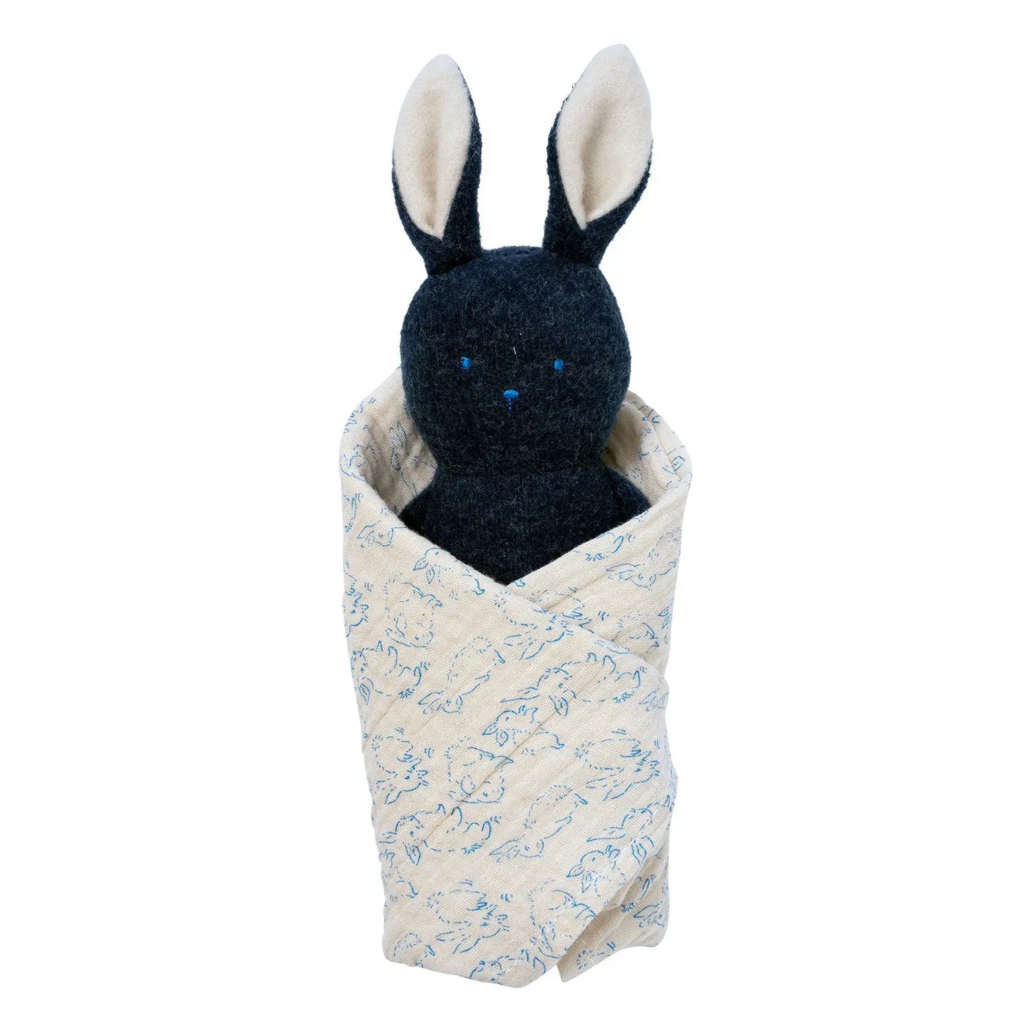 Bunny Rattle + Burp Cloth - Baby Toys - Manhattan Toy