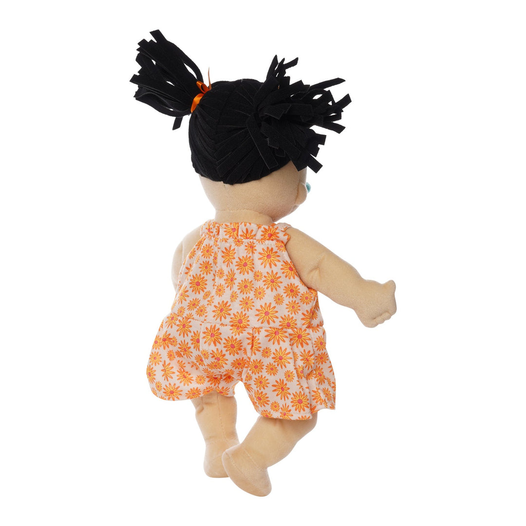 Baby Stella Beige with Black ponytails, Exclusive Outfit, Packaged in a Beautifu Box, Perfect For Gifting