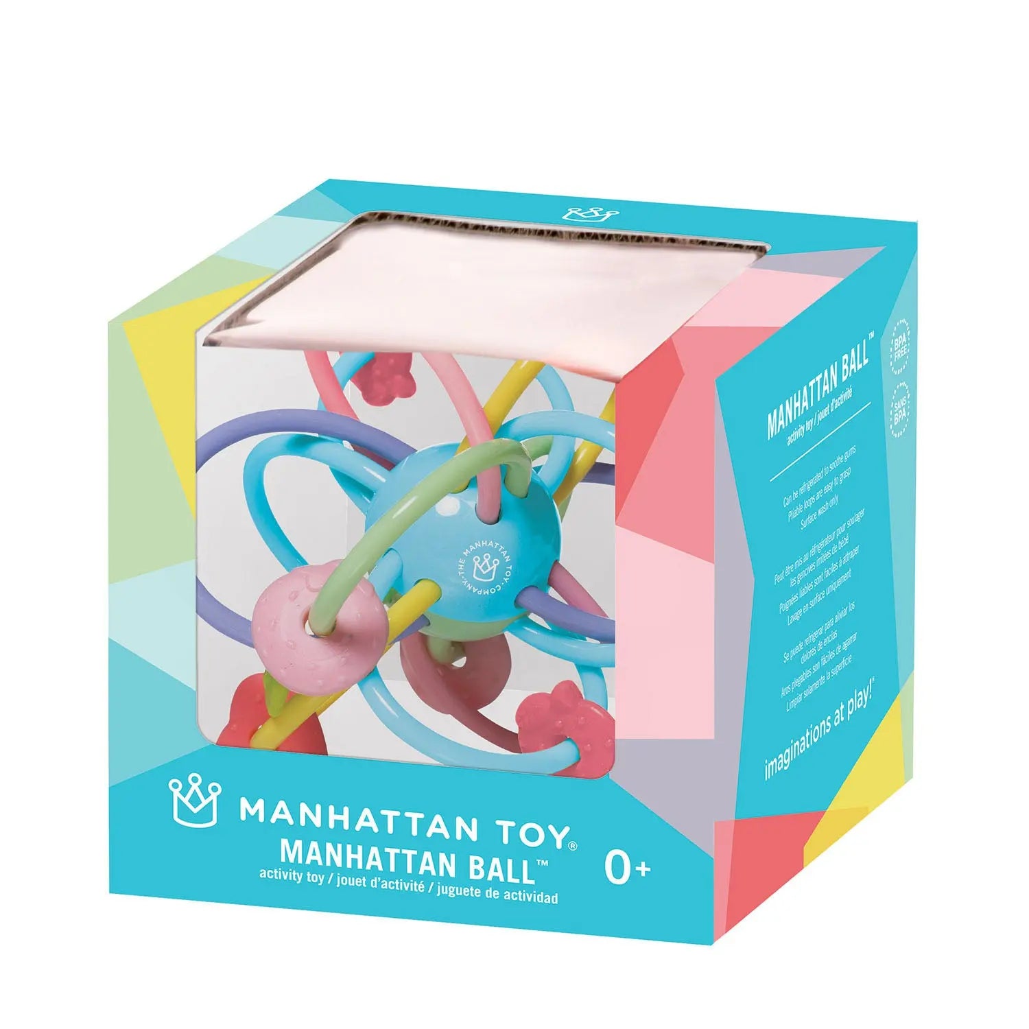 Manhattan Toy Manhattan Ball Rattle and Sensory Teether Toy (Boxed)