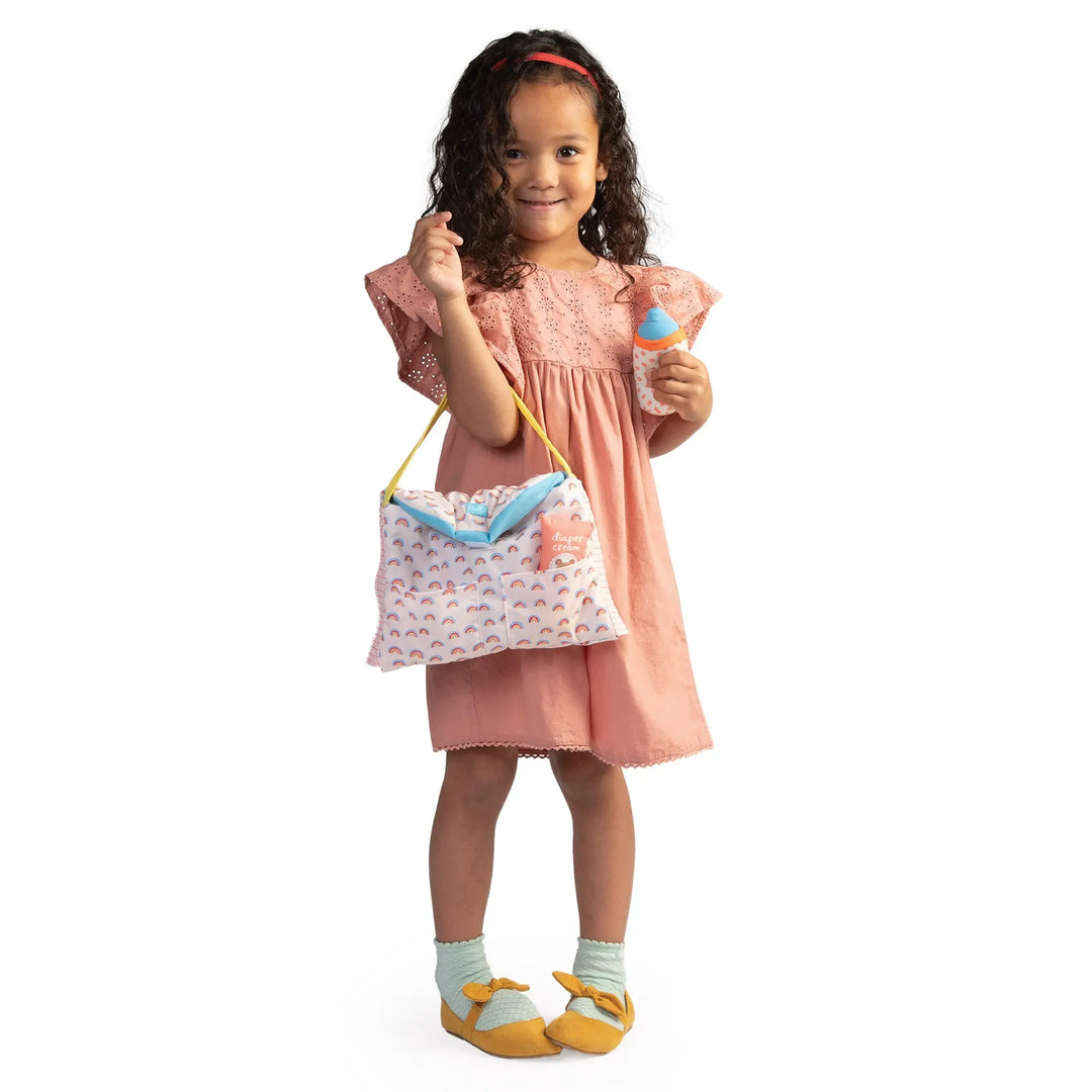 Stella Collection Diaper Bag Set - Doll Accessories - Manhattan Toy