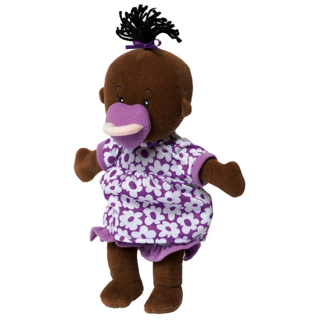 Wee Baby Stella Doll Brown with Black Hair - Wee Baby Stella - Manhattan Toy