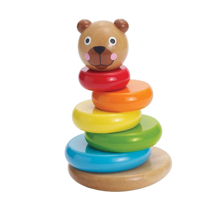 Brilliant Bear Magnetic Stack-up - Wood Toys - Manhattan Toy