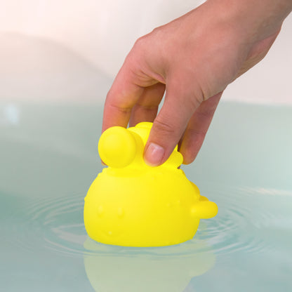 light up bath yellow toy