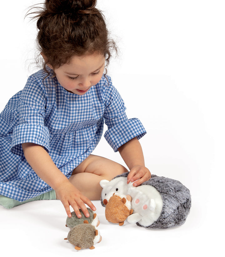 Nursing Nissa Hedgehog - Stuffed Animal - Manhattan Toy