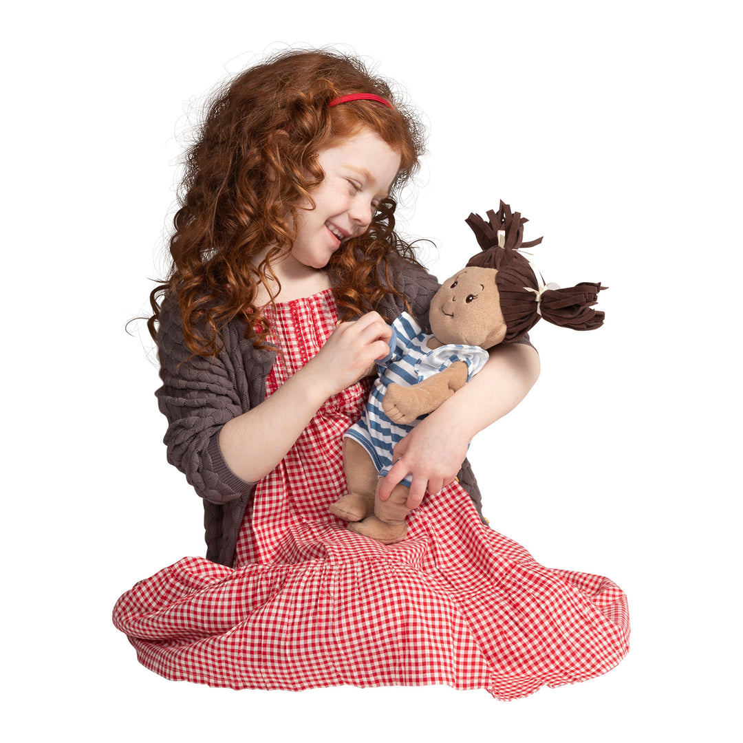 Baby Stella Beige Doll with Brown Pigtails - Baby Stella - Manhattan Toy