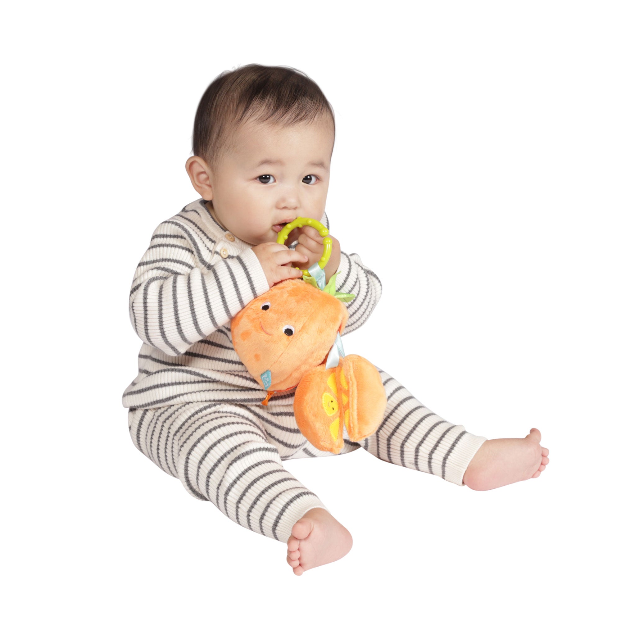 Mini-Apple Farm Orange baby travel toy – Manhattan Toy