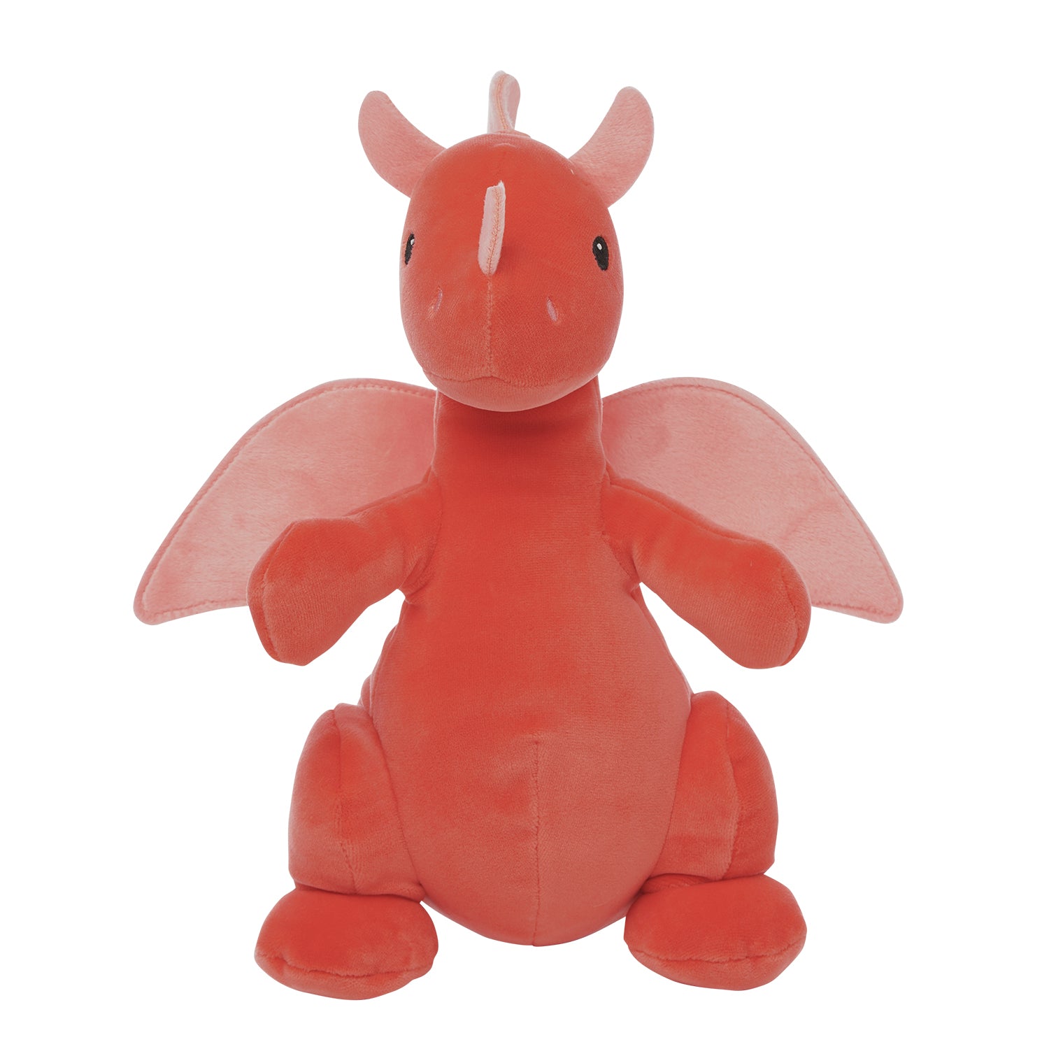 red dragon plush front facing view