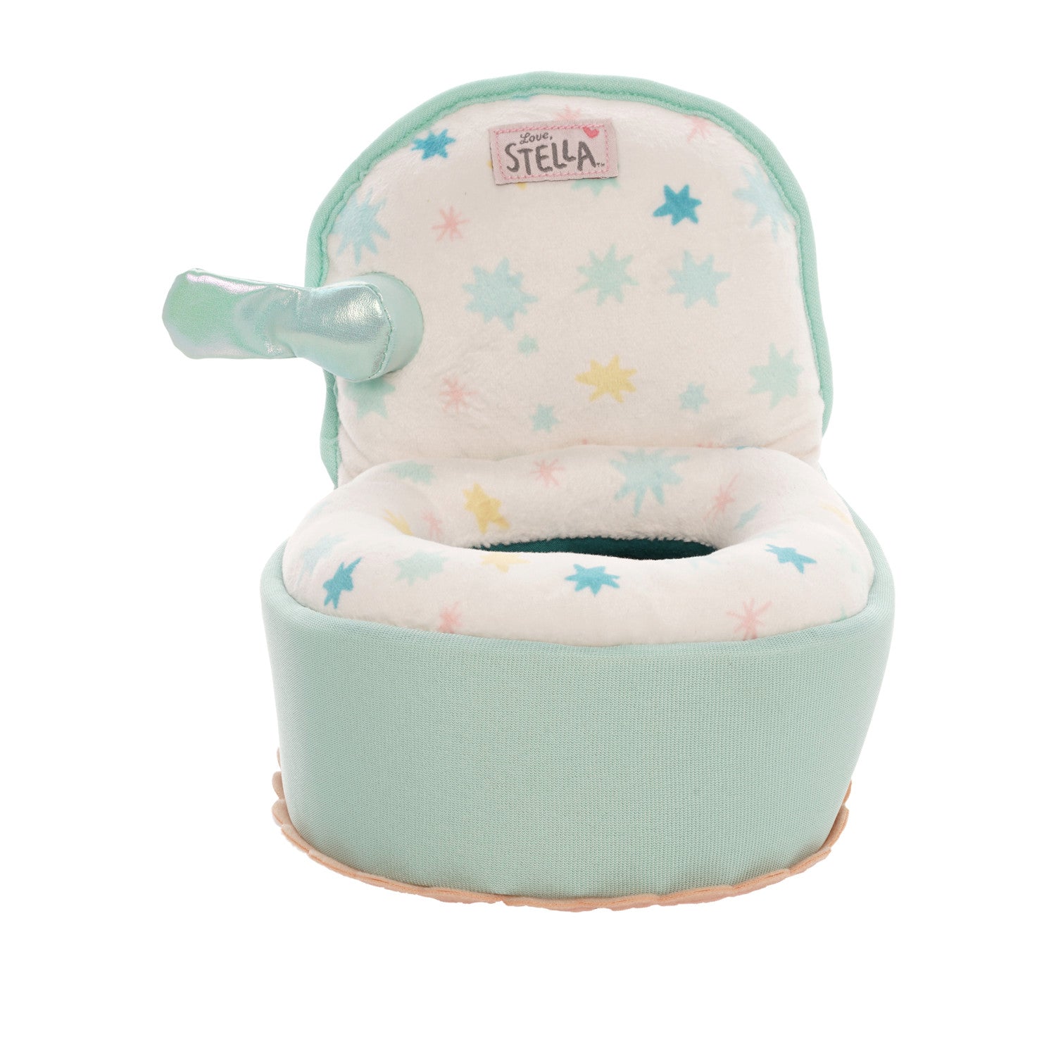 doll sized pretend potty with flushing sound