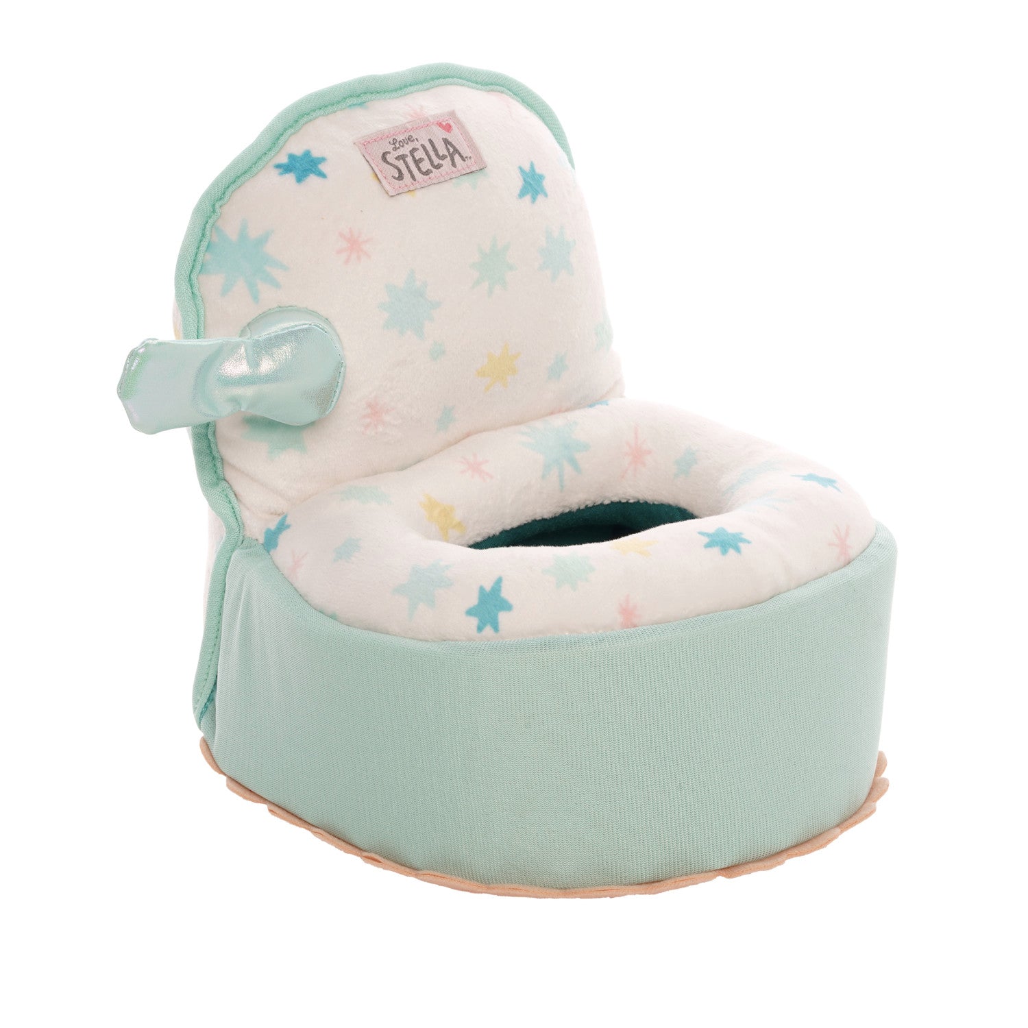 doll sized pretend potty with flushing sound