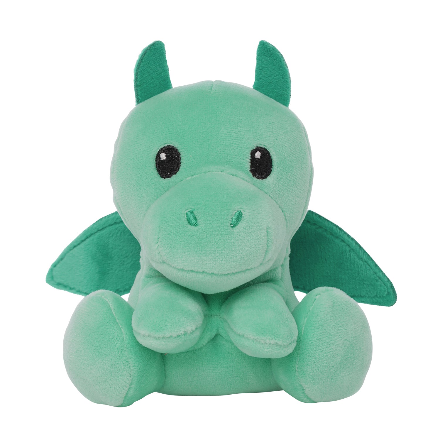 robins egg blue green baby dragon plush