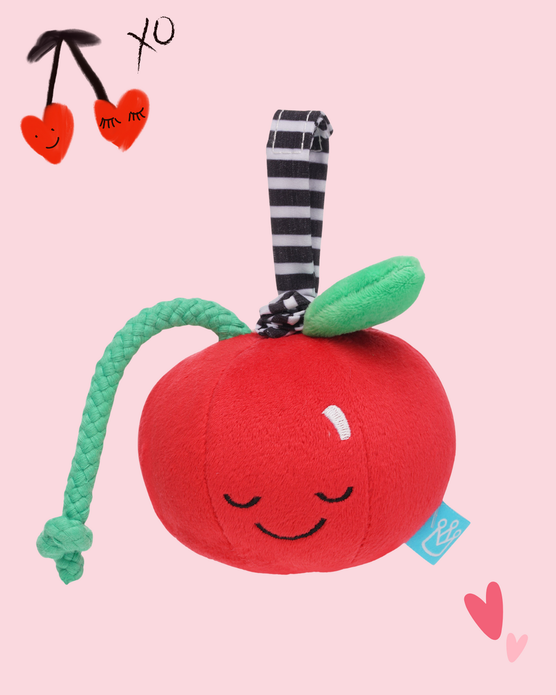 cherry pull musical infant toy