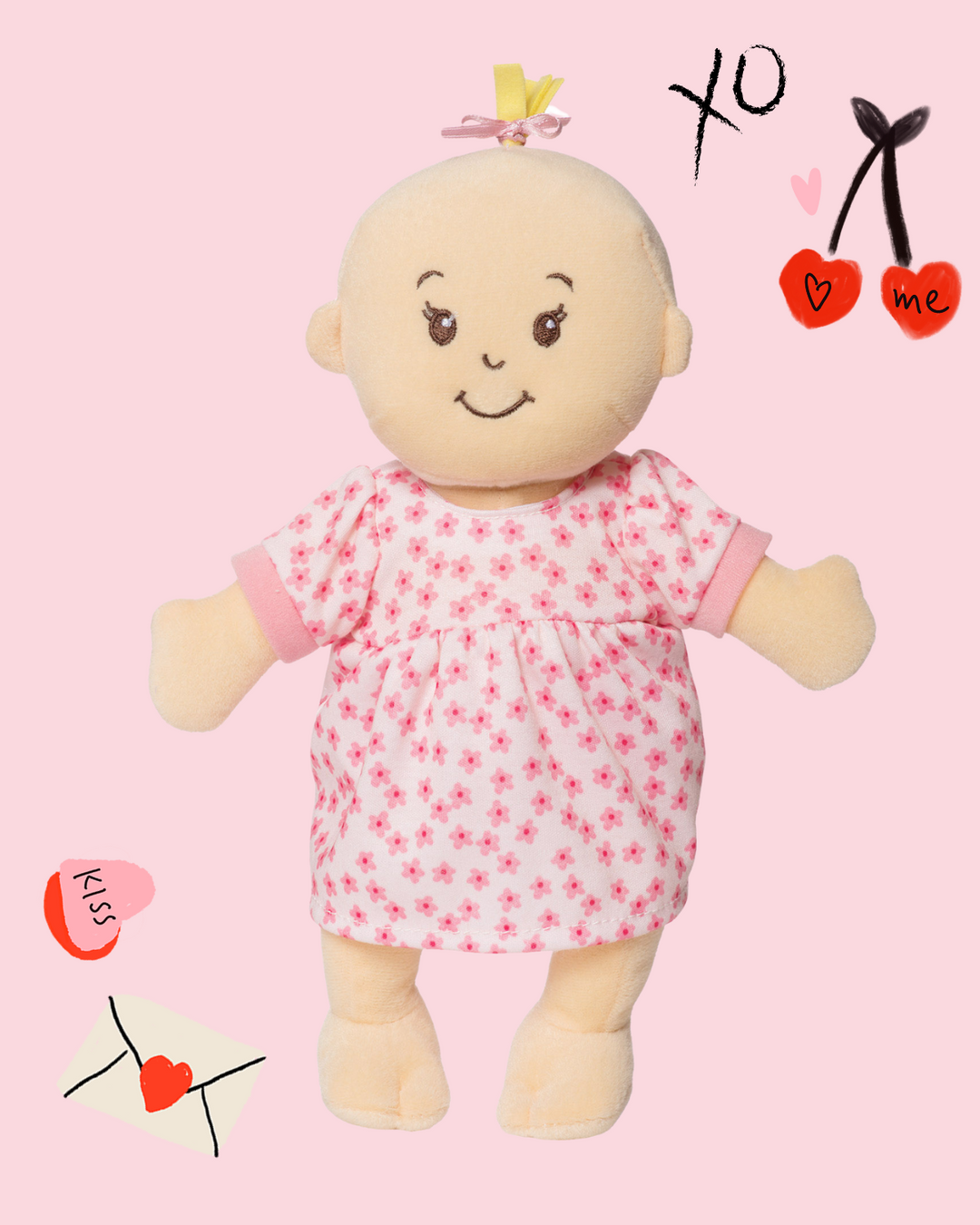 Wee Baby Stella Peach soft doll