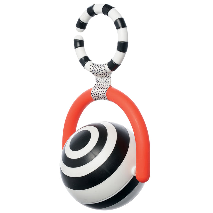 Wimmer Bullseye Ball infant rattle toy