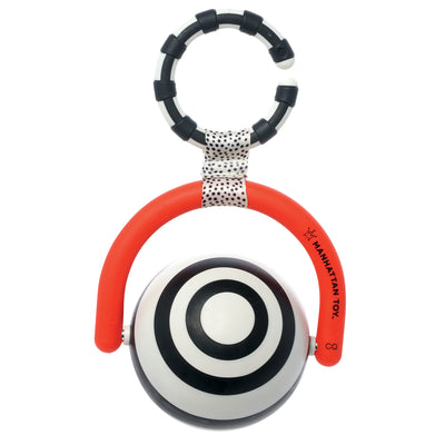 Wimmer Bullseye Ball infant rattle toy