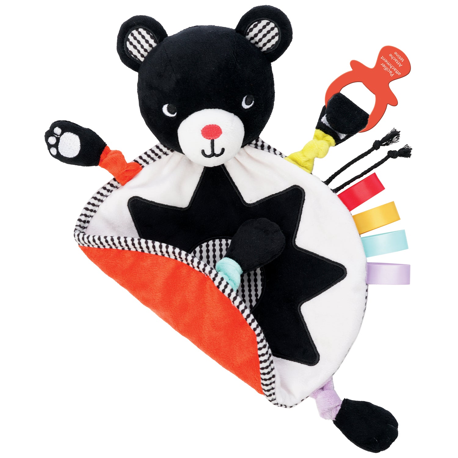 Wimmer Bear Lovey, Baby Travel Blankie By Manhattan Toy