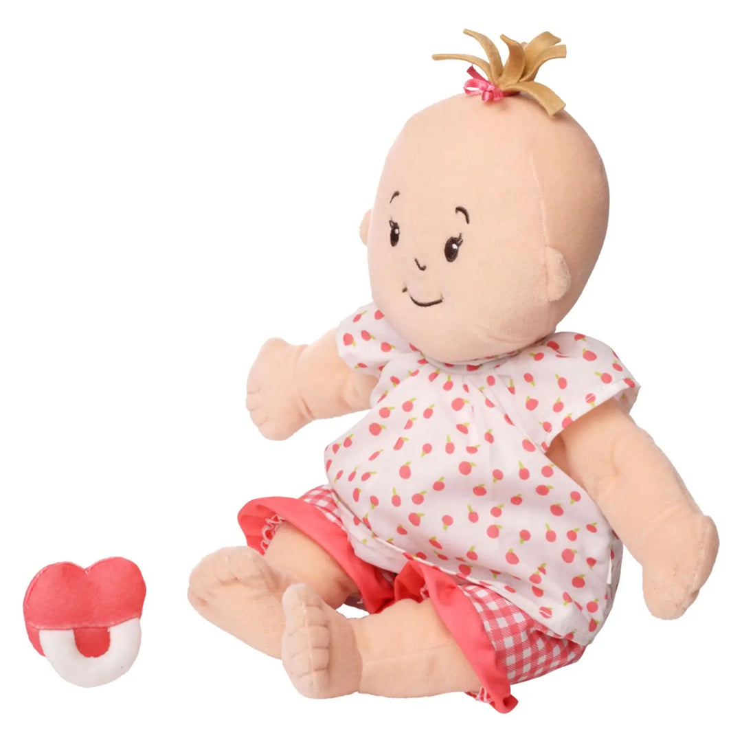 Baby Stella Peach Doll with Light Brown Hair - Baby Doll - Manhattan Toy