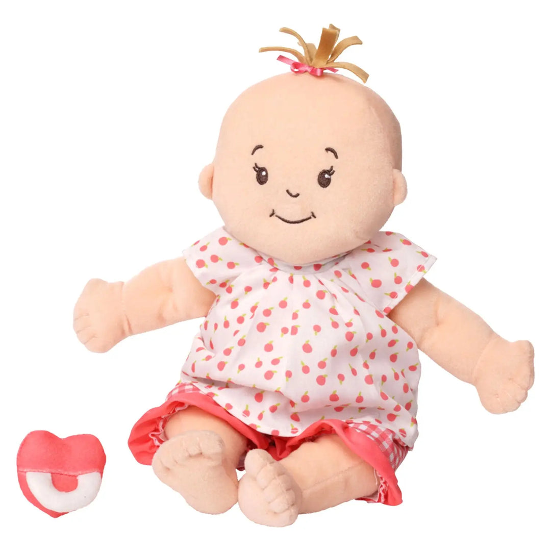 billedtekst Frivillig haj Baby Stella Peach Doll with Light Brown Hair soft doll – Manhattan Toy
