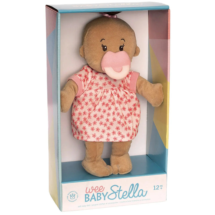 Wee Baby Stella Beige with Brown Hair - Wee Baby Stella - Manhattan Toy