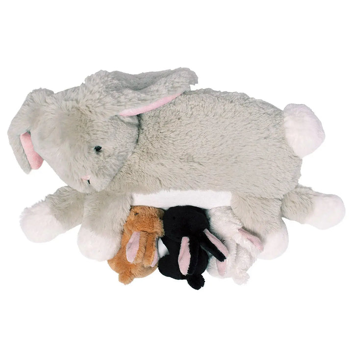 Nursing Nola Rabbit - Stuffed Animal - Manhattan Toy