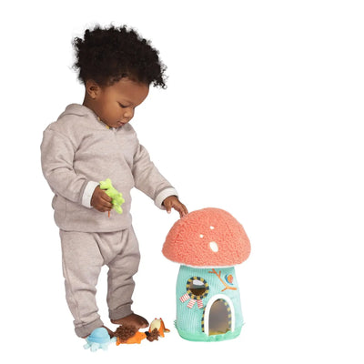 mushroom play tent Manhattan Toy Toadstool Cottage Fill & Spill
