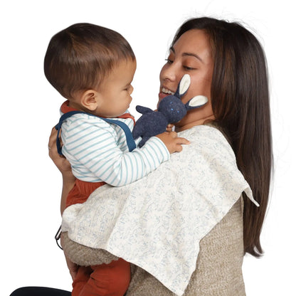 Bunny Rattle + Burp Cloth - Baby Toys - Manhattan Toy