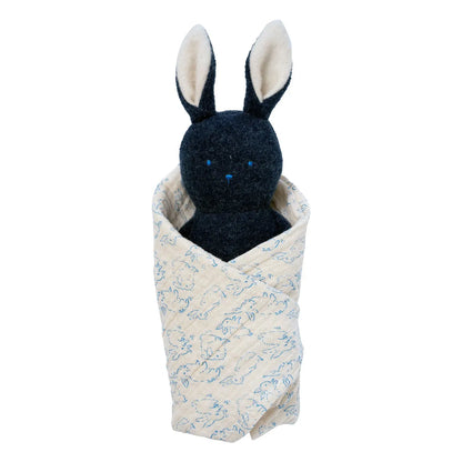 Bunny Rattle + Burp Cloth - Baby Toys - Manhattan Toy