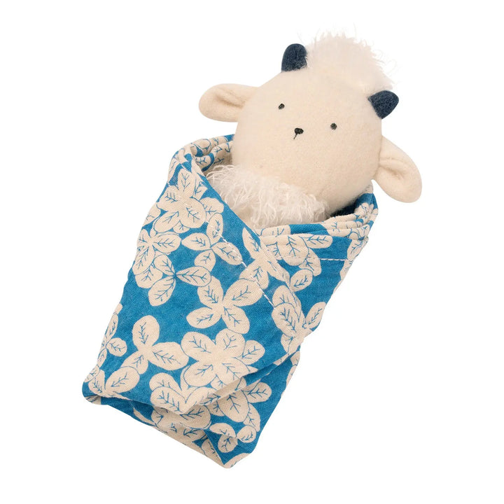Goat Rattle + Burp Cloth Gift Set For Infants - Baby Toys - Manhattan Toy