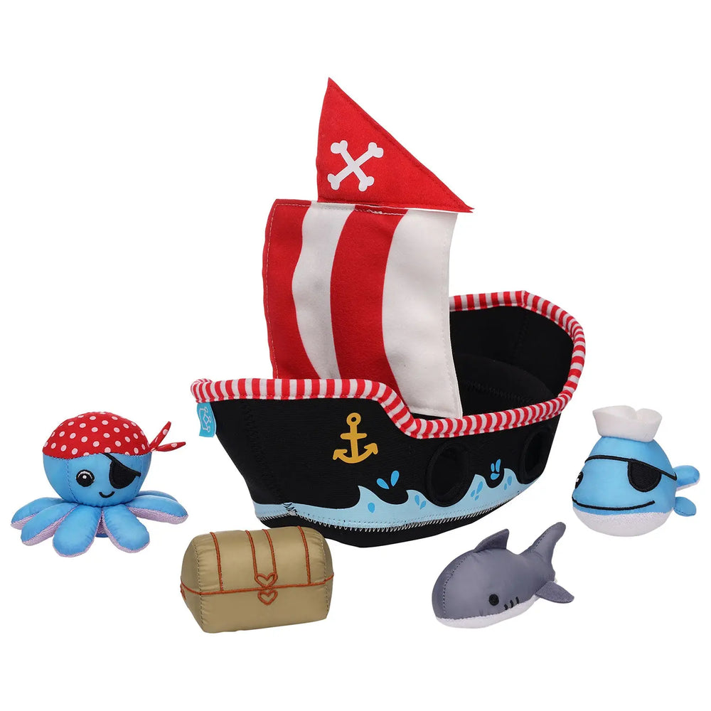 Pirate Ship Floating Fill n Spill - Bath Toys - Manhattan Toy