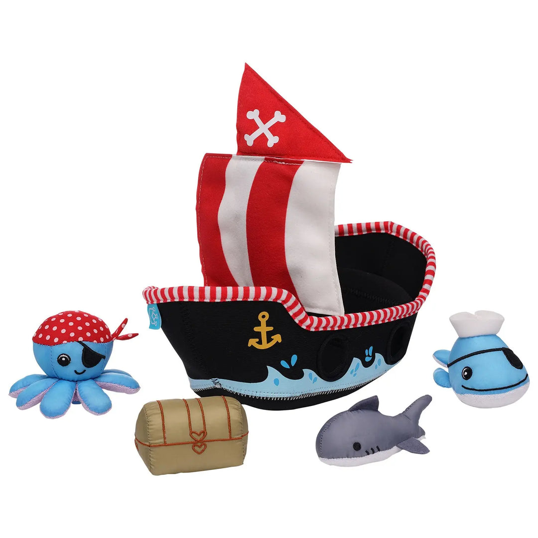 Pirate Ship Floating Fill n Spill - Bath Toys - Manhattan Toy