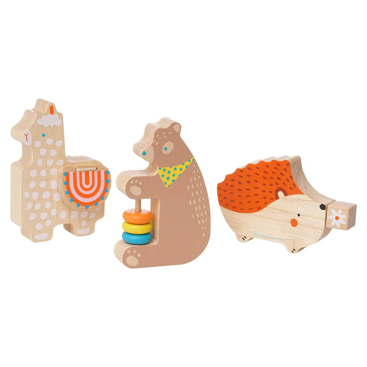 Musical Forest Trio - Wood Toys - Manhattan Toy