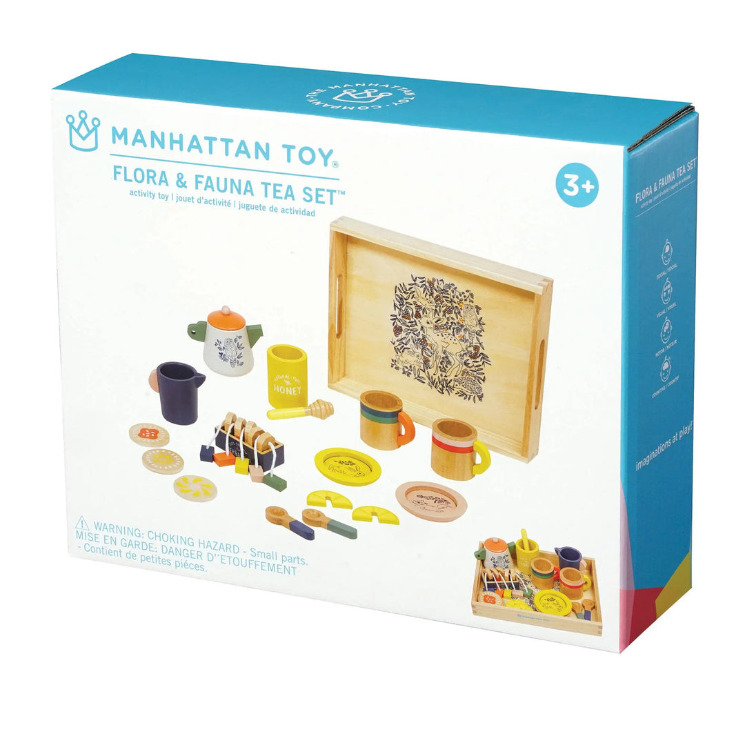 Flora & Fauna Tea Set - Wood Toys - Manhattan Toy