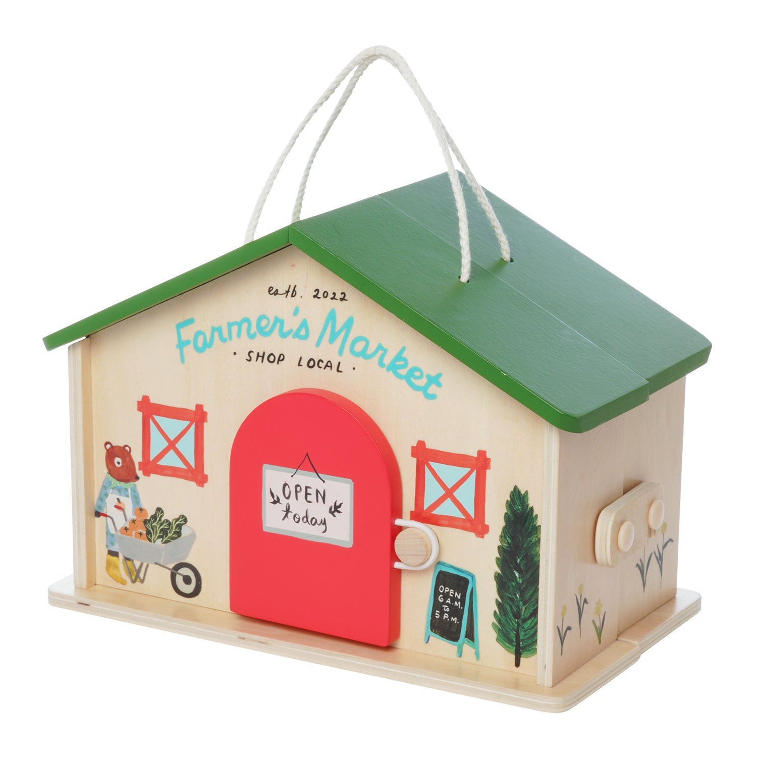 Market Day Wooden Playset