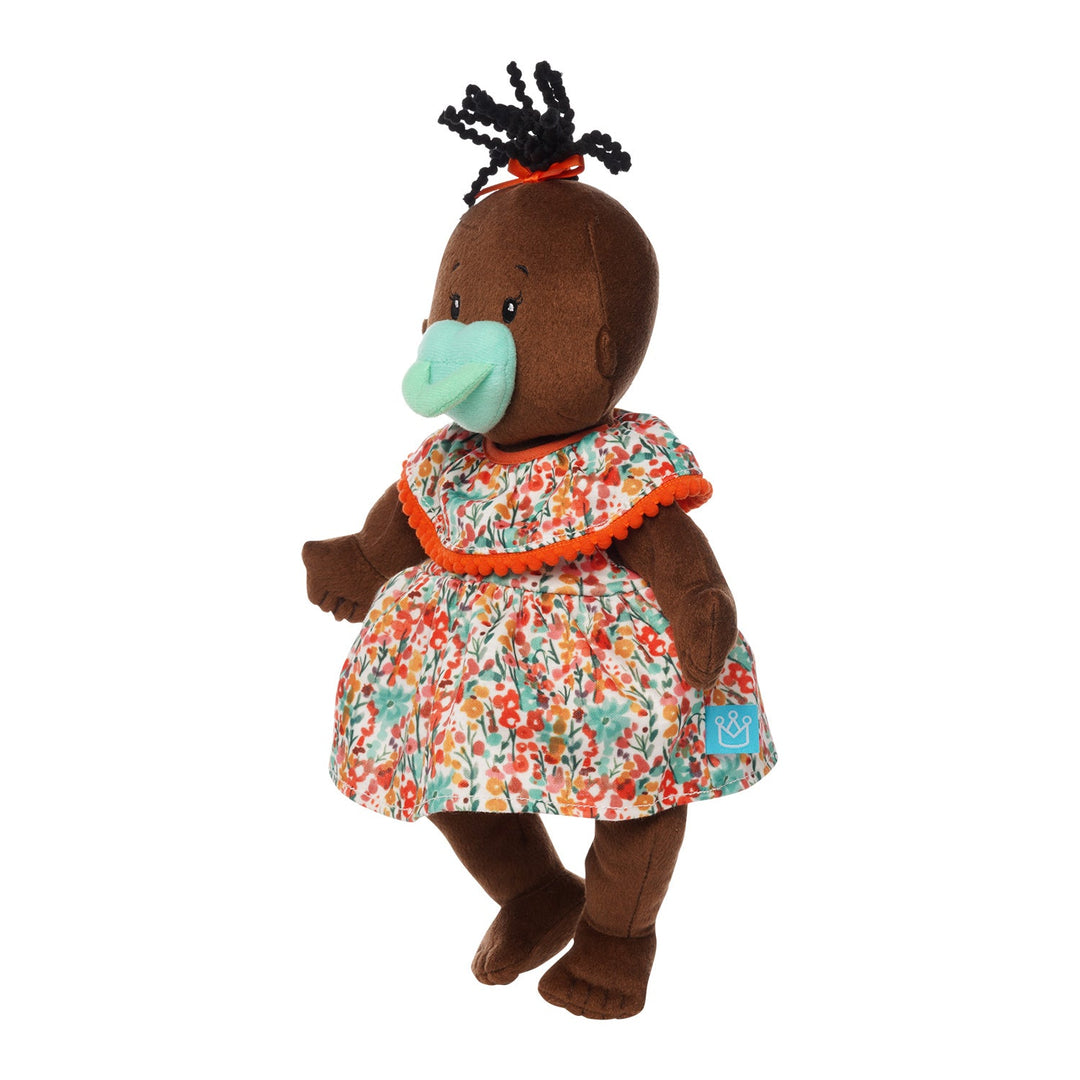 Baby Stella Brown with Black Wavy Hair, Exclusive Outfit, Packaged in a Beautifu Box, Perfect For Gifting