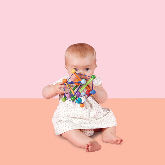 Skwish Wood Rattle & Teether Toy Manhattan Toy Company