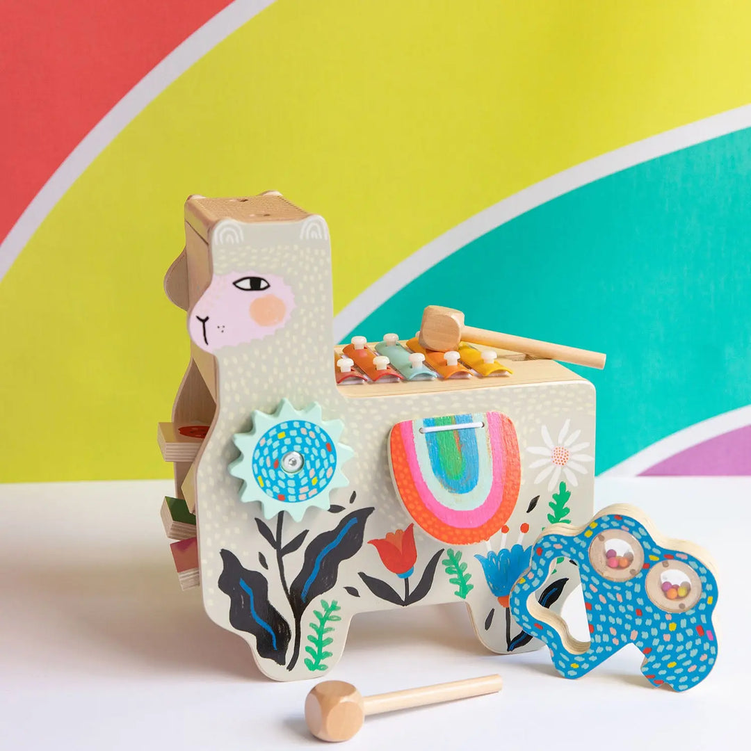 Musical Lili Llama - Wood Toys - Manhattan Toy