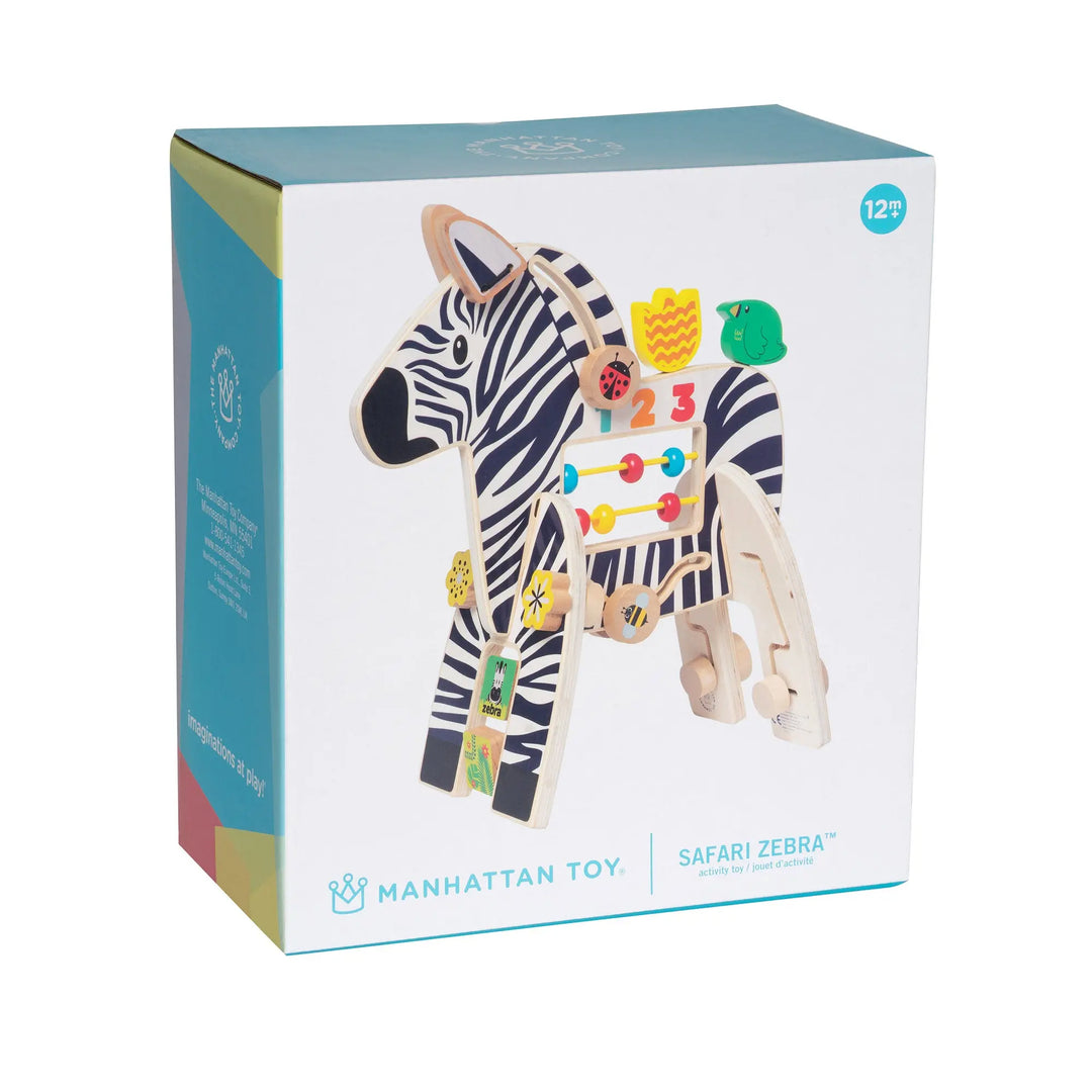 Safari Zebra - Wood Toys - Manhattan Toy
