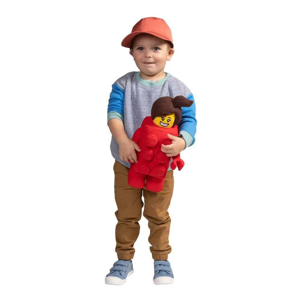 LEGO® Minifigure Brick Suit Girl Plush - Stuffed Animal - Manhattan Toy