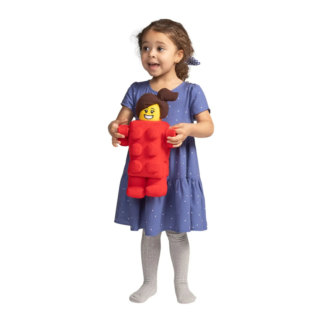 LEGO® Minifigure Brick Suit Girl Plush - Stuffed Animal - Manhattan Toy