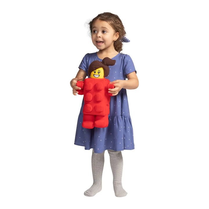 LEGO® Minifigure Brick Suit Girl Plush - Stuffed Animal - Manhattan Toy