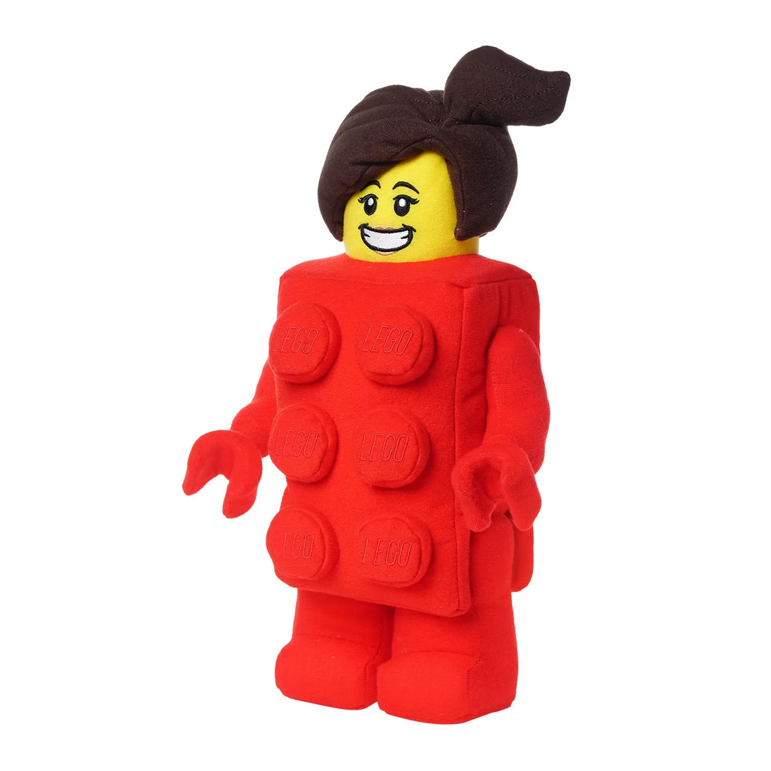 LEGO® Minifigure Brick Suit Girl Plush - Stuffed Animal - Manhattan Toy