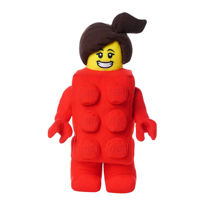 LEGO® Minifigure Brick Suit Girl Plush - Stuffed Animal - Manhattan Toy
