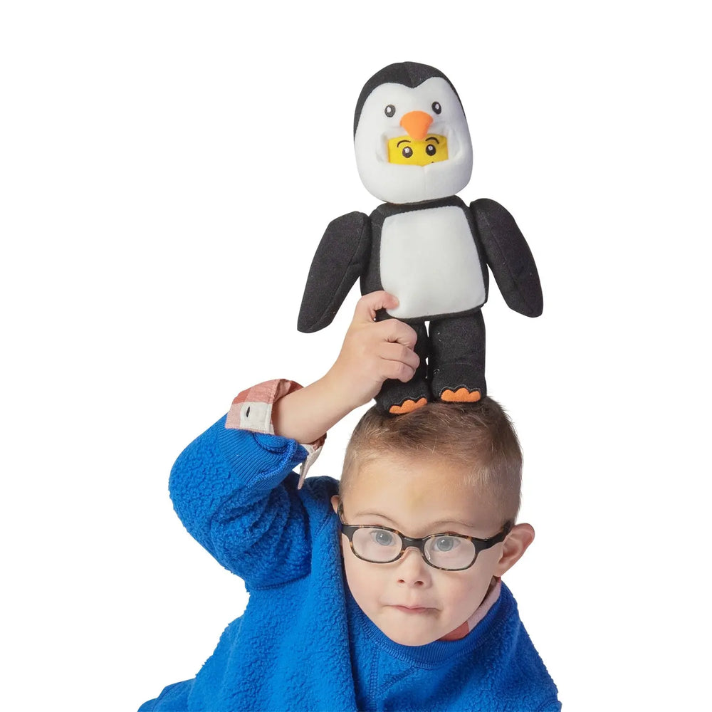 LEGO Penguin Boy Plush Minifigure Small - Stuffed Animal - Manhattan Toy