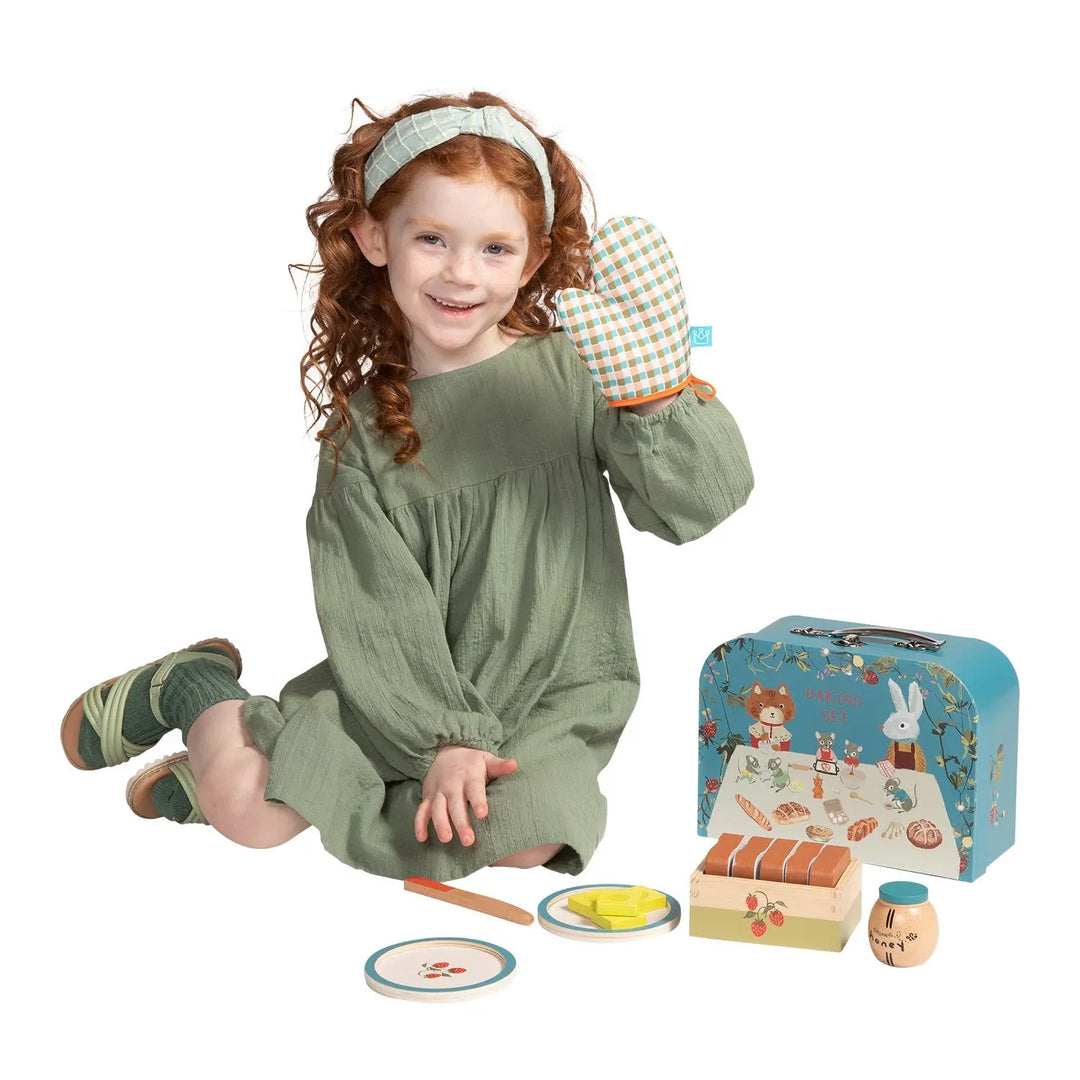 Spielba Holzspielwaren Aliments jouets Kit pâtisserie